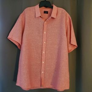 Untuckit Men's Short Sleeve Linen Shirt XXL